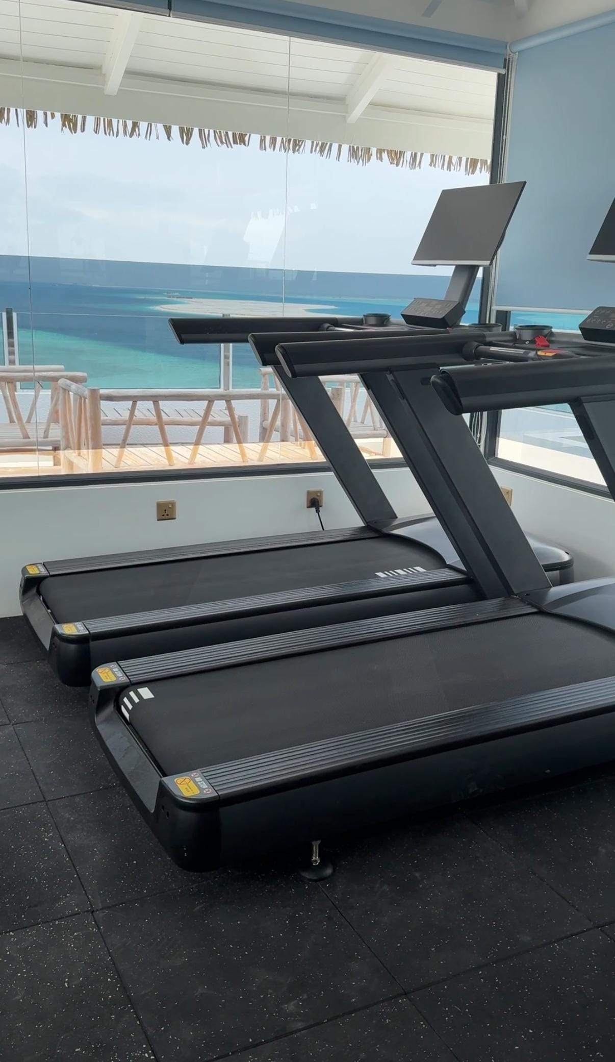 small gym but gorgeous views 