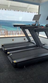small gym but gorgeous views