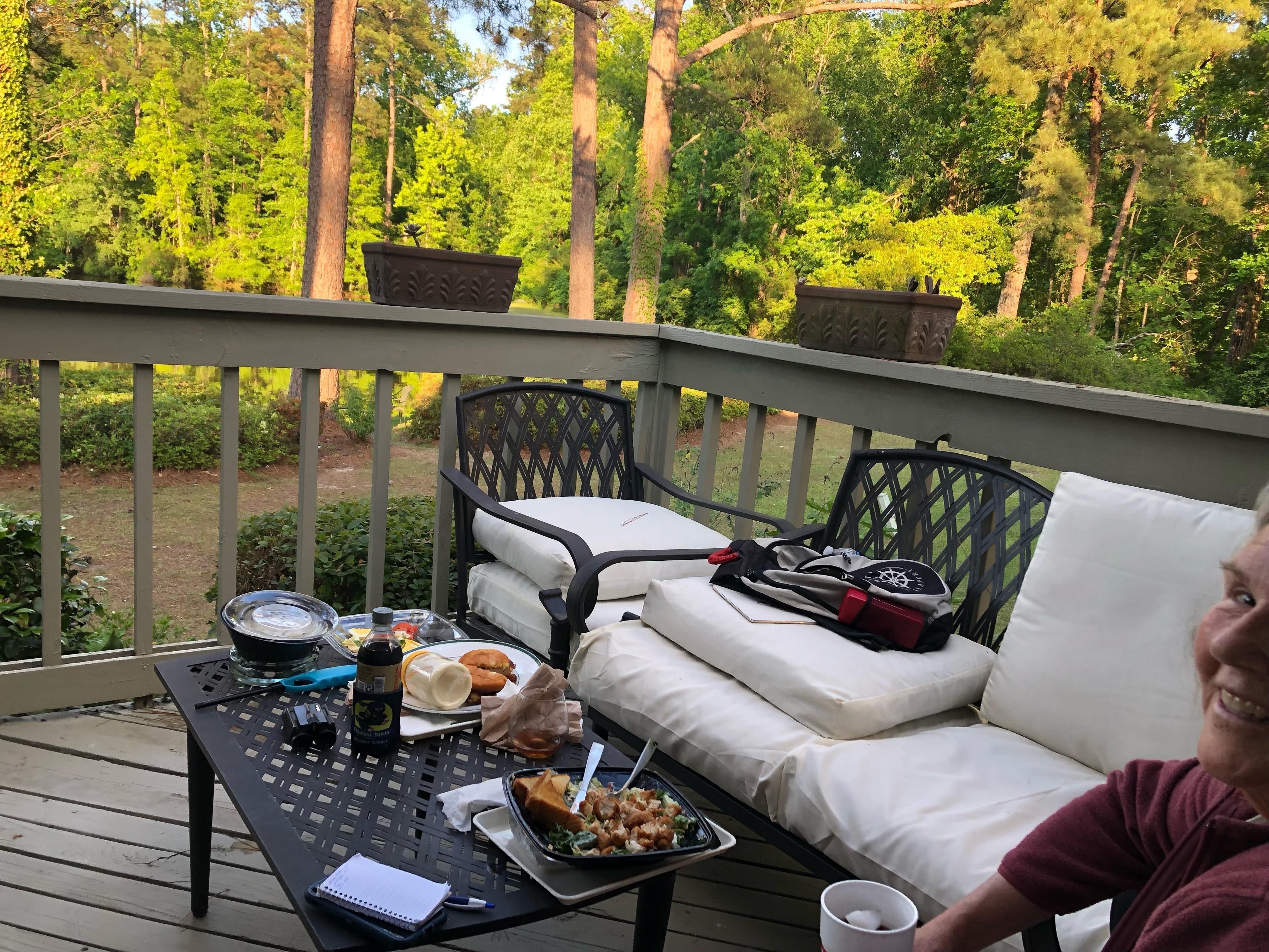Nice deck for enjoying the outdoors.  