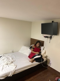 TV behind your head