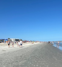 Coligny beach- only a short walk from the hotel!