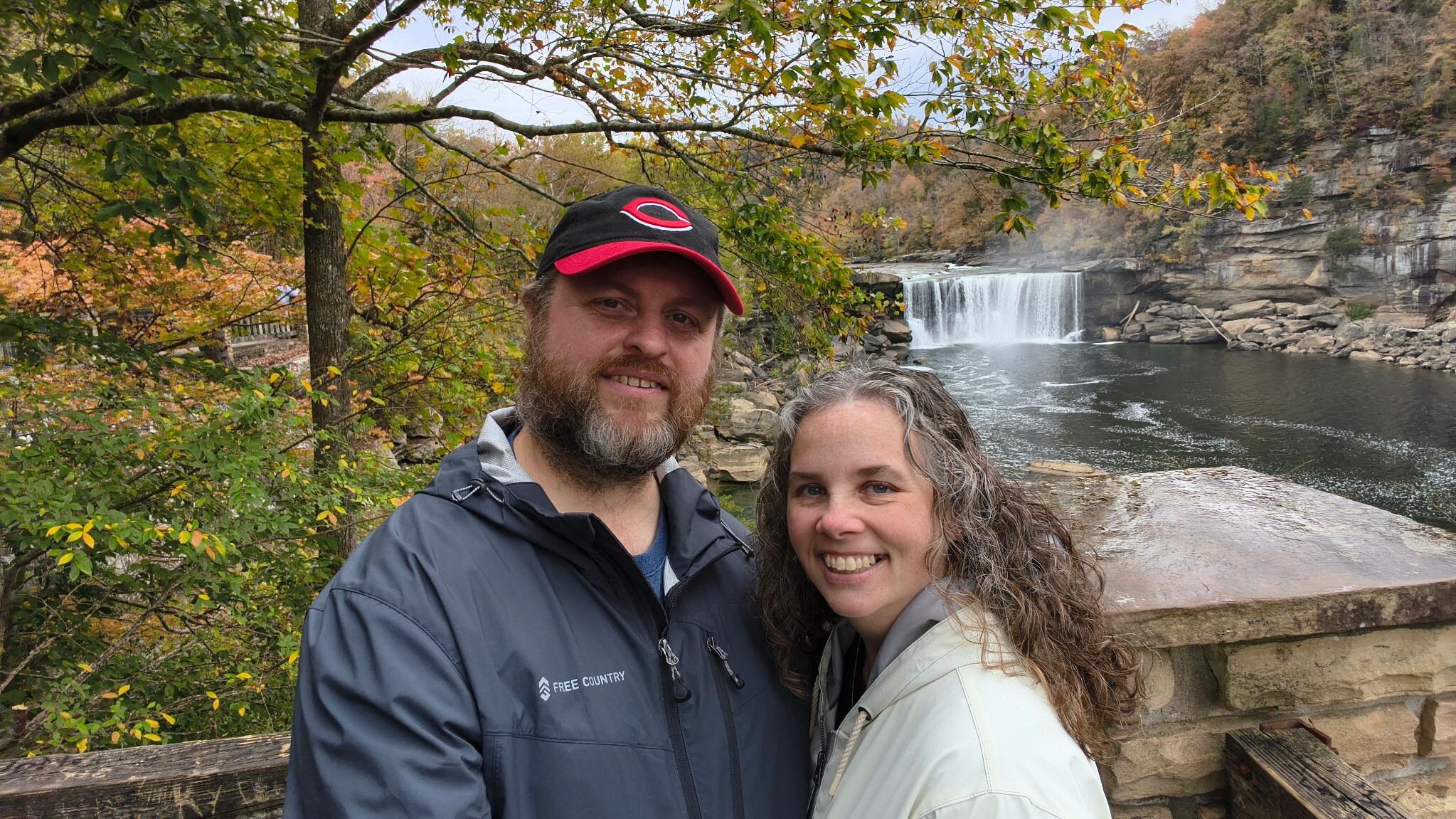 Visited the falls before leaving.