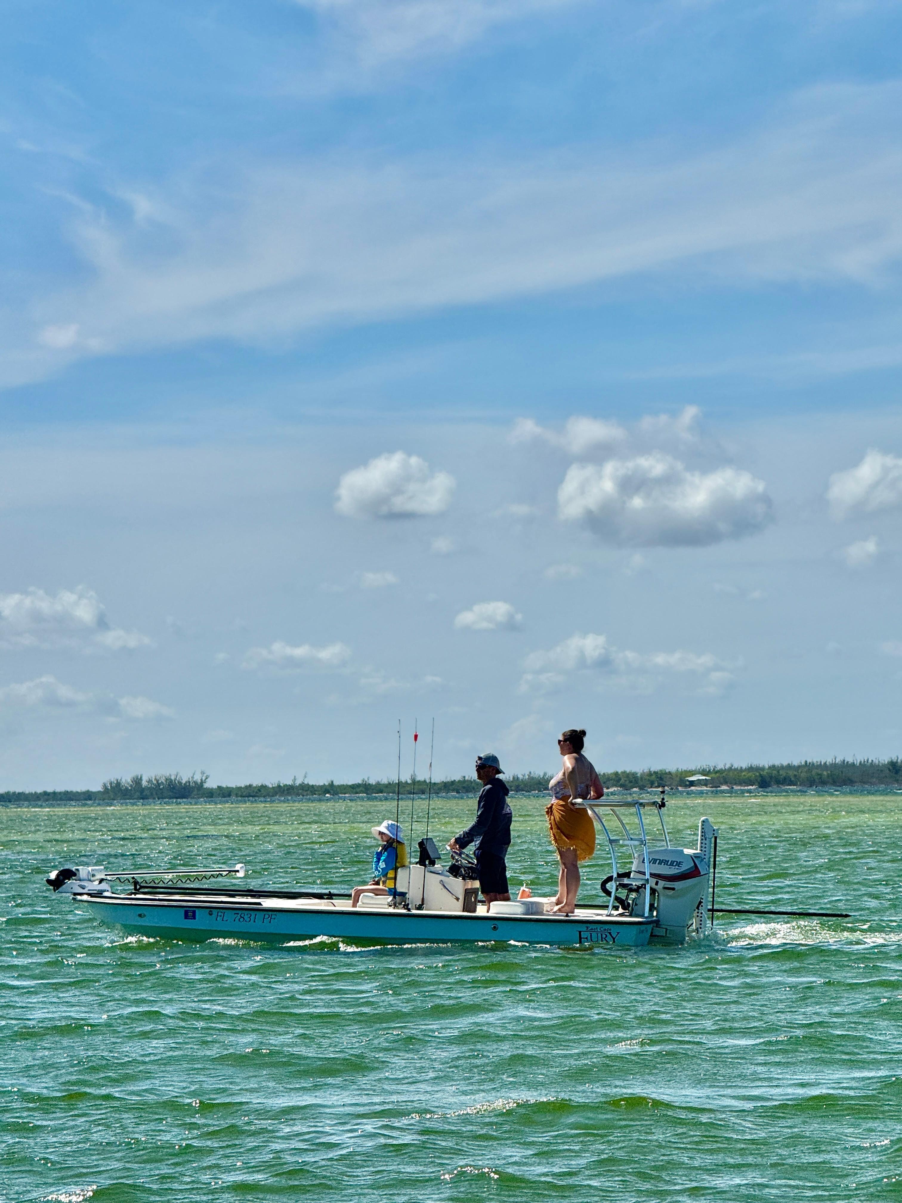 We did a lot of fishing on the beautiful flats in Bokeelia.