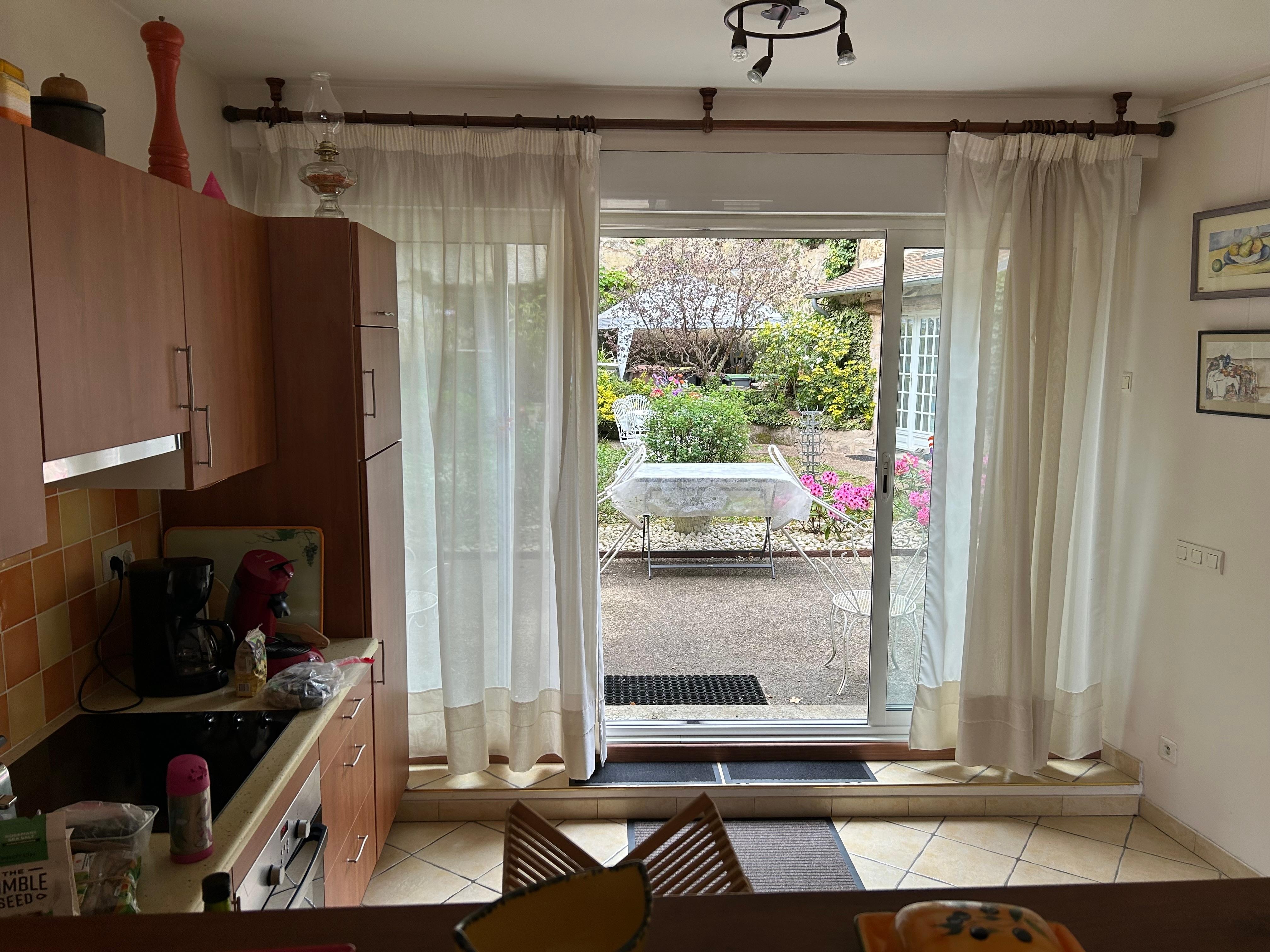 View to the back yard.