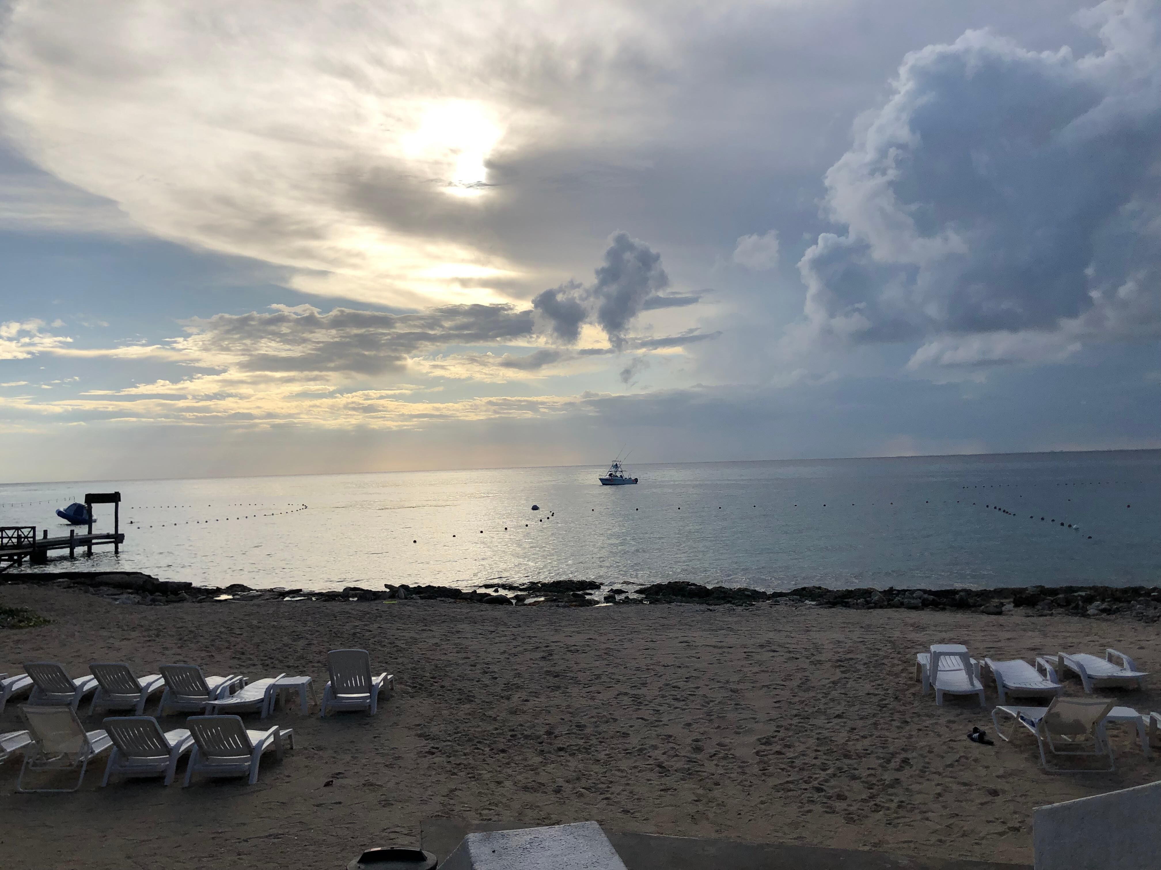 The beach