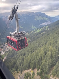 Gondola above Wengen