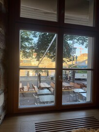 View from where we were having breakfast