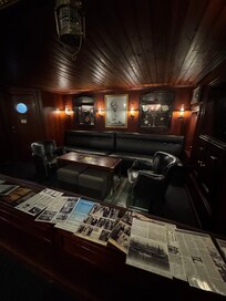 A relaxing area on the ship