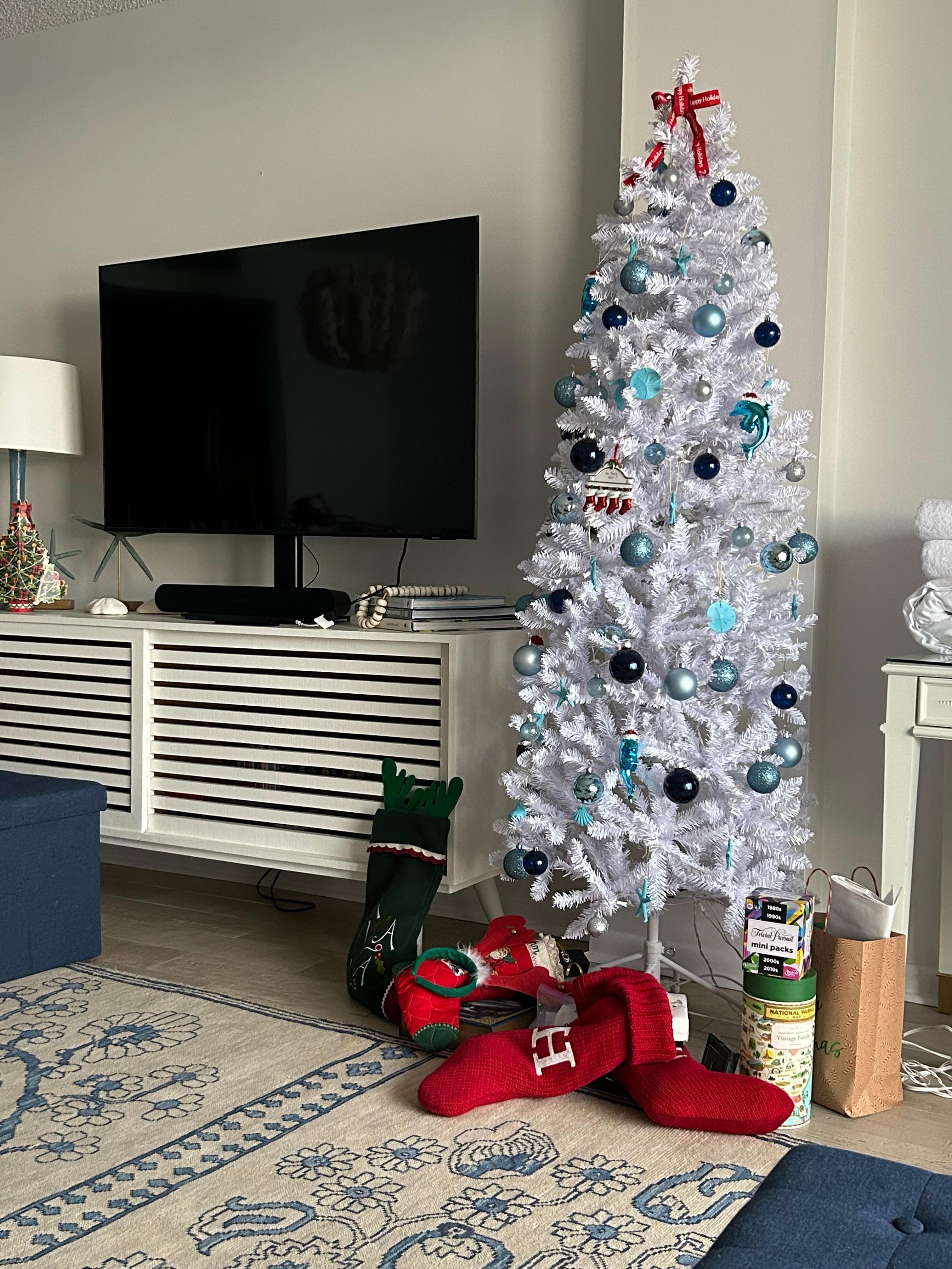 Decorated for Christmas nice touch