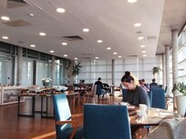 Large dining room serving a variety of breakfast items