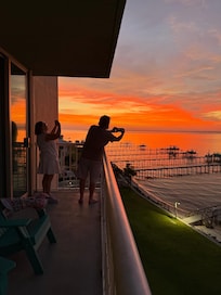 From the balcony