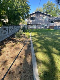 very low hanging wire from house to utility pole