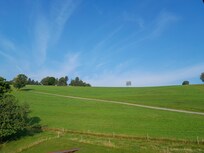Blick vom Balkon.
Blick aus der Küche.
Blick aus dem SZ.