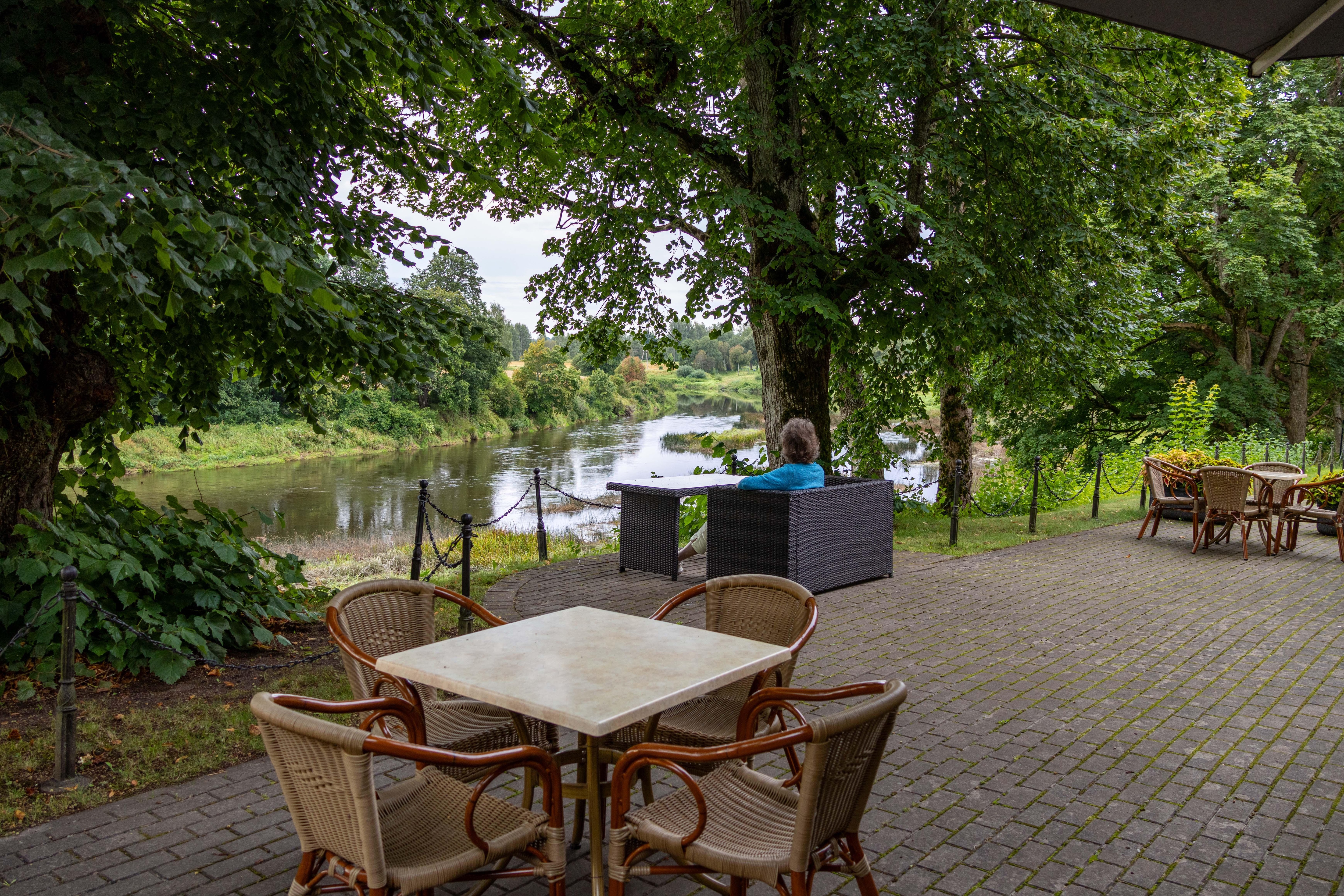 River view from the back of the hotel.