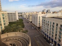 A view from our window, you can see the Dadeland Mall.