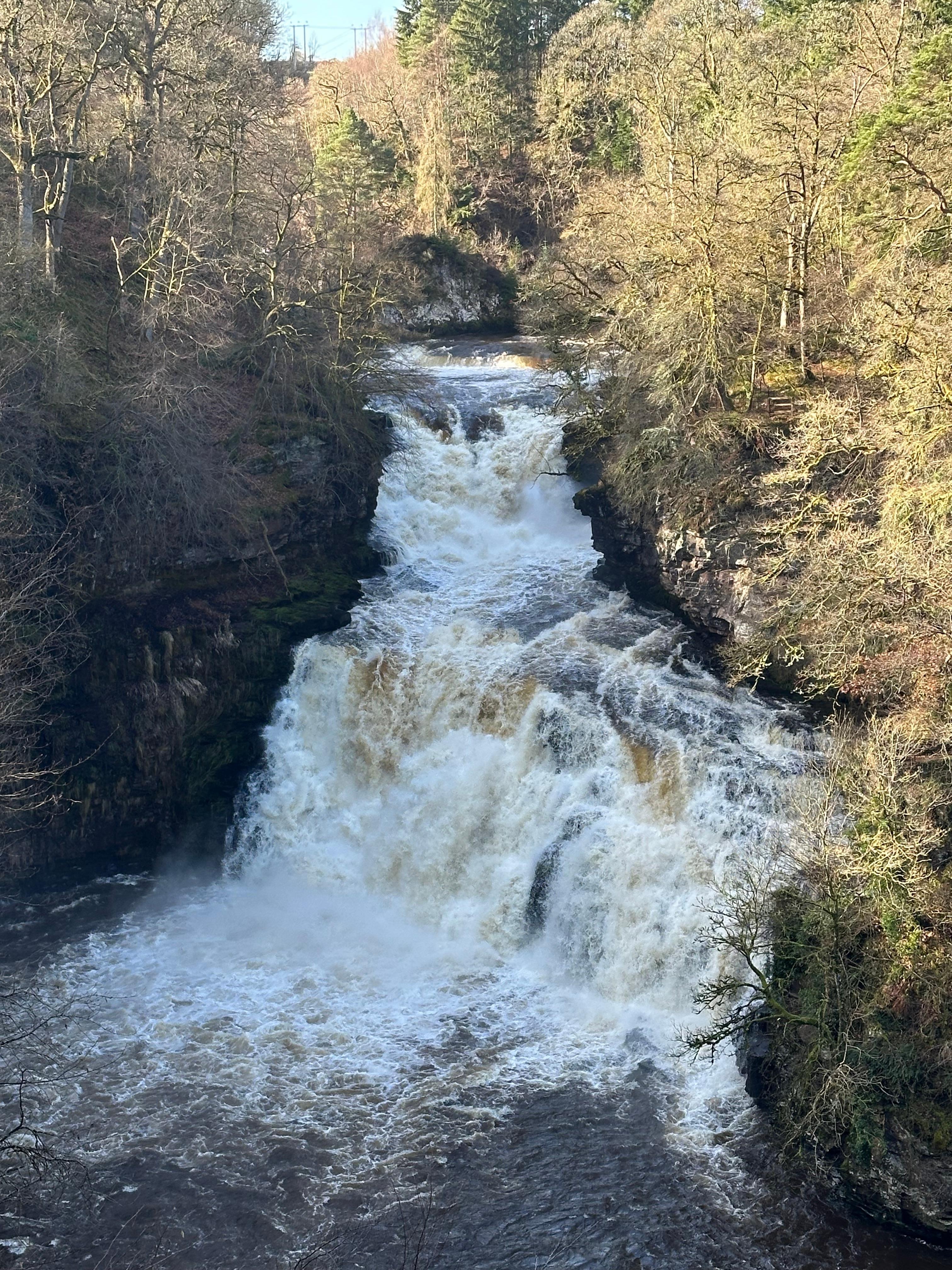 Falls of the Clyde river walk. 