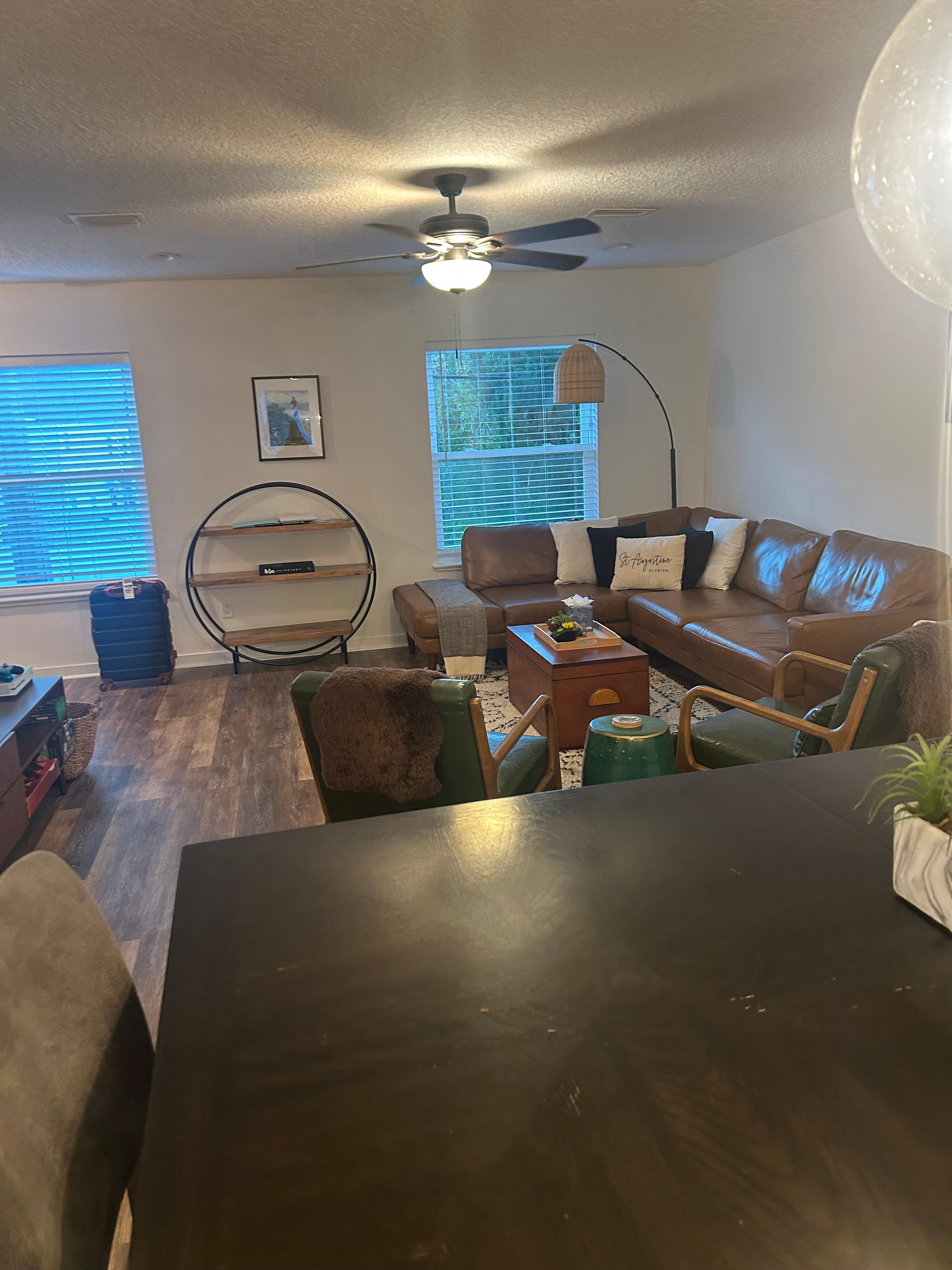 Large open space with plenty of seating. 