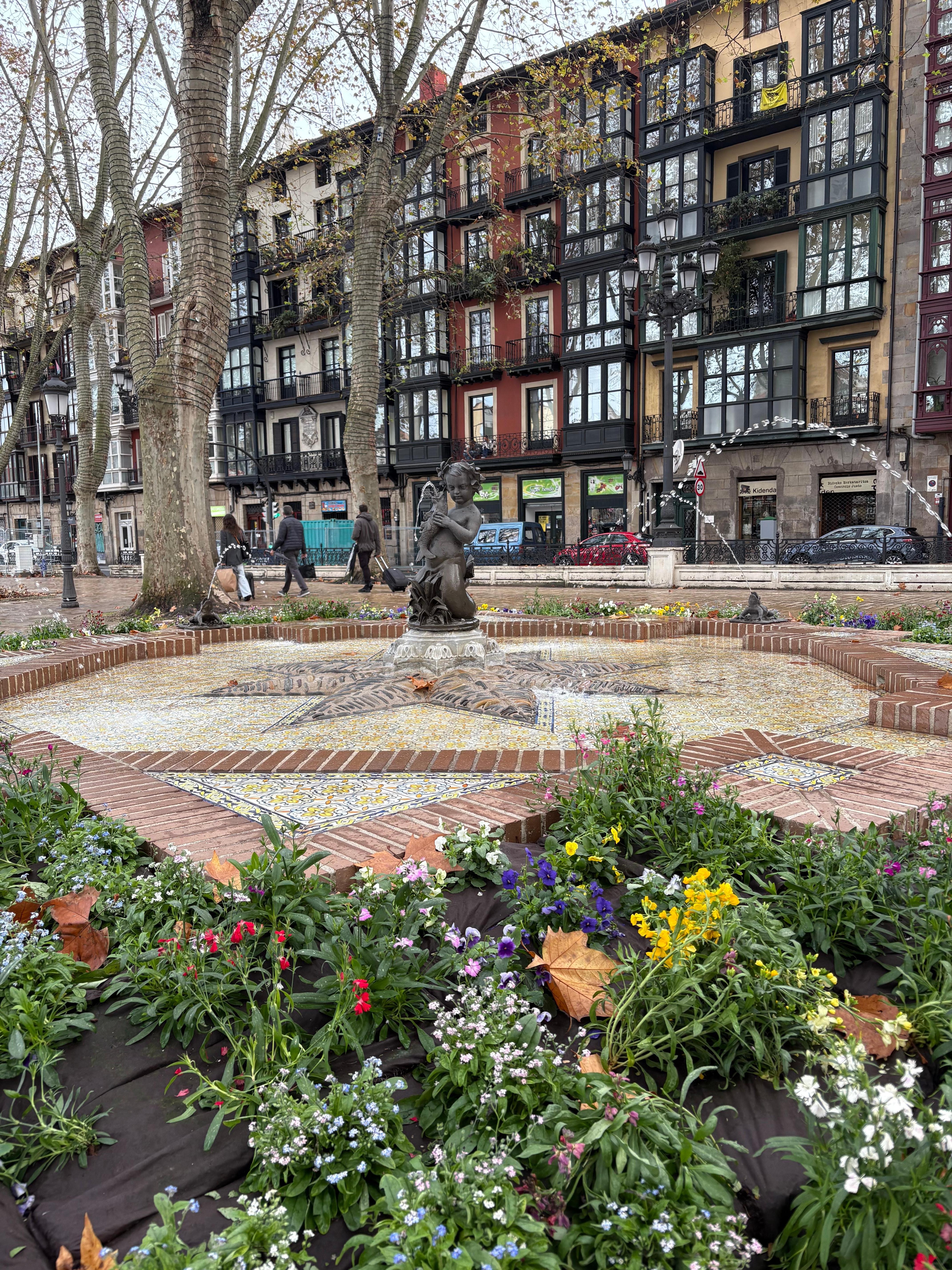 Fountain close by near church 