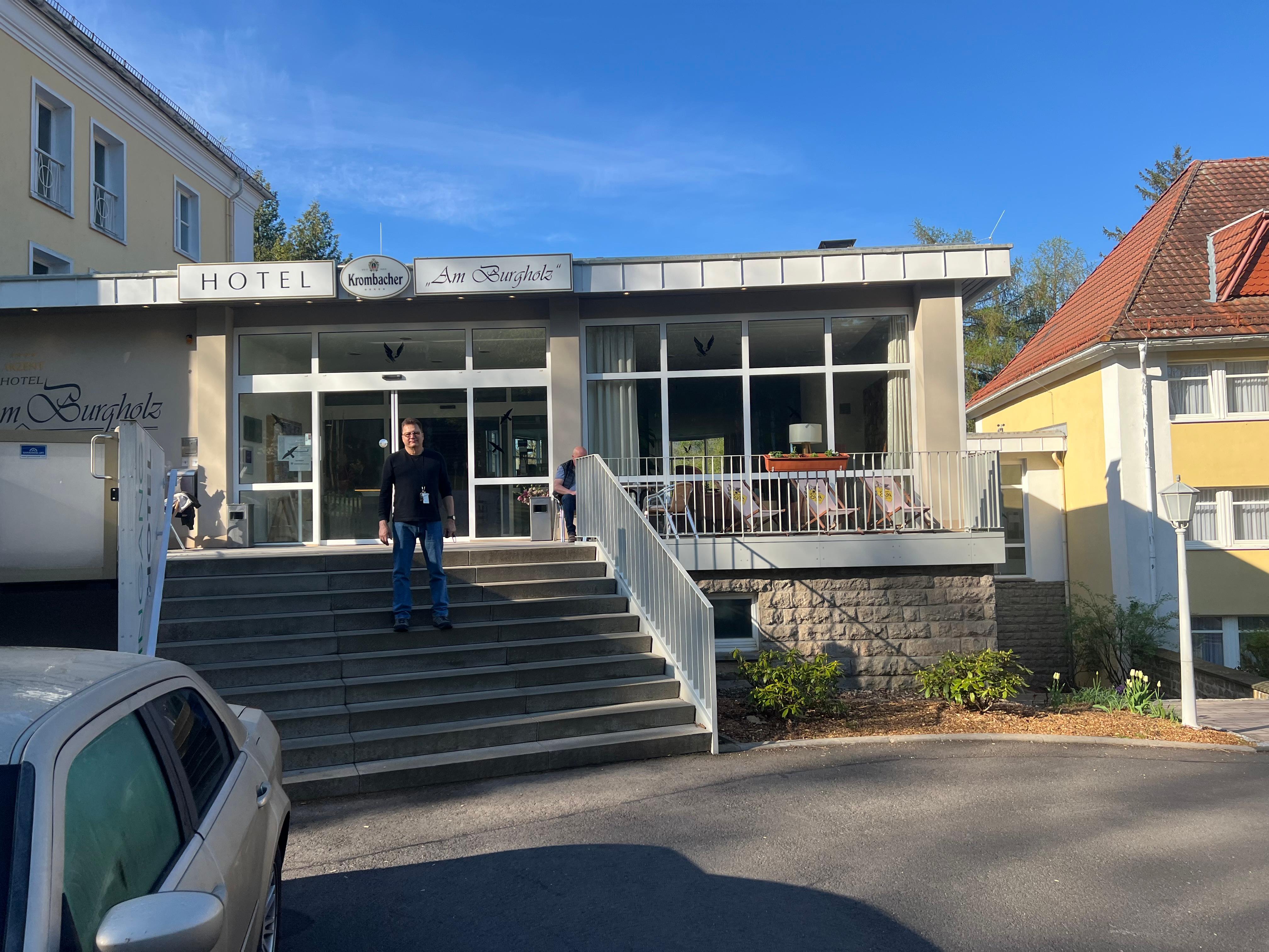 Entrance to reception