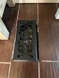 Misfit in-floor grill.