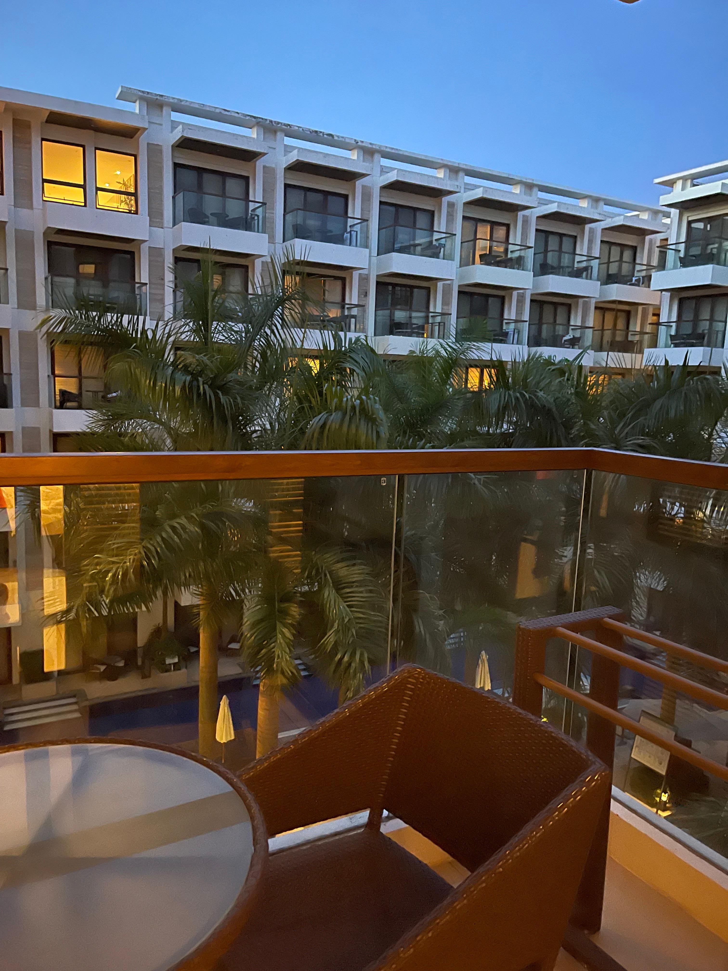 The view from room 405
