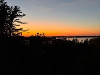 Sunset from the balcony