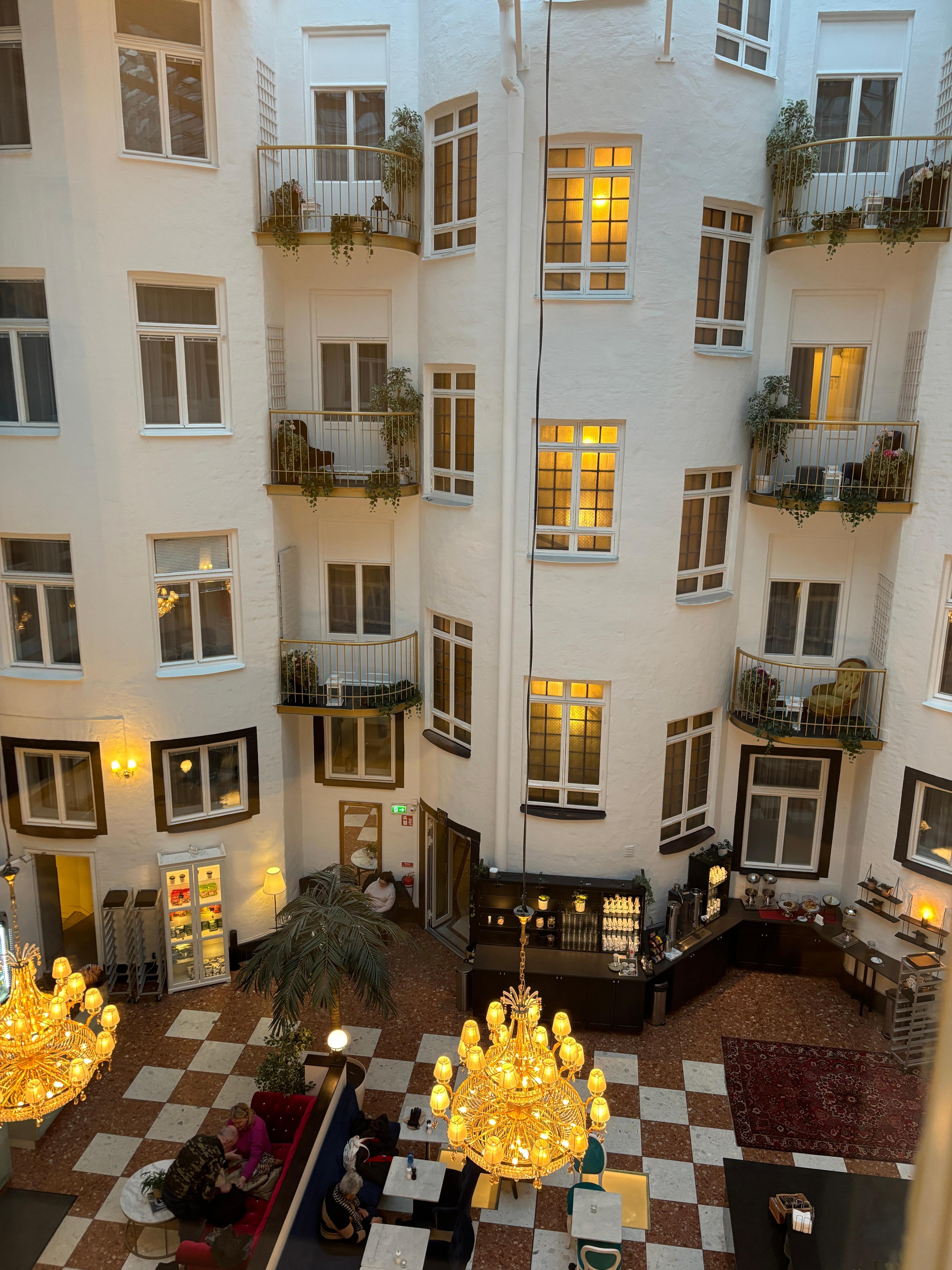 View from hotel room 