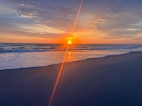 Sunrise from the beach a short walk away