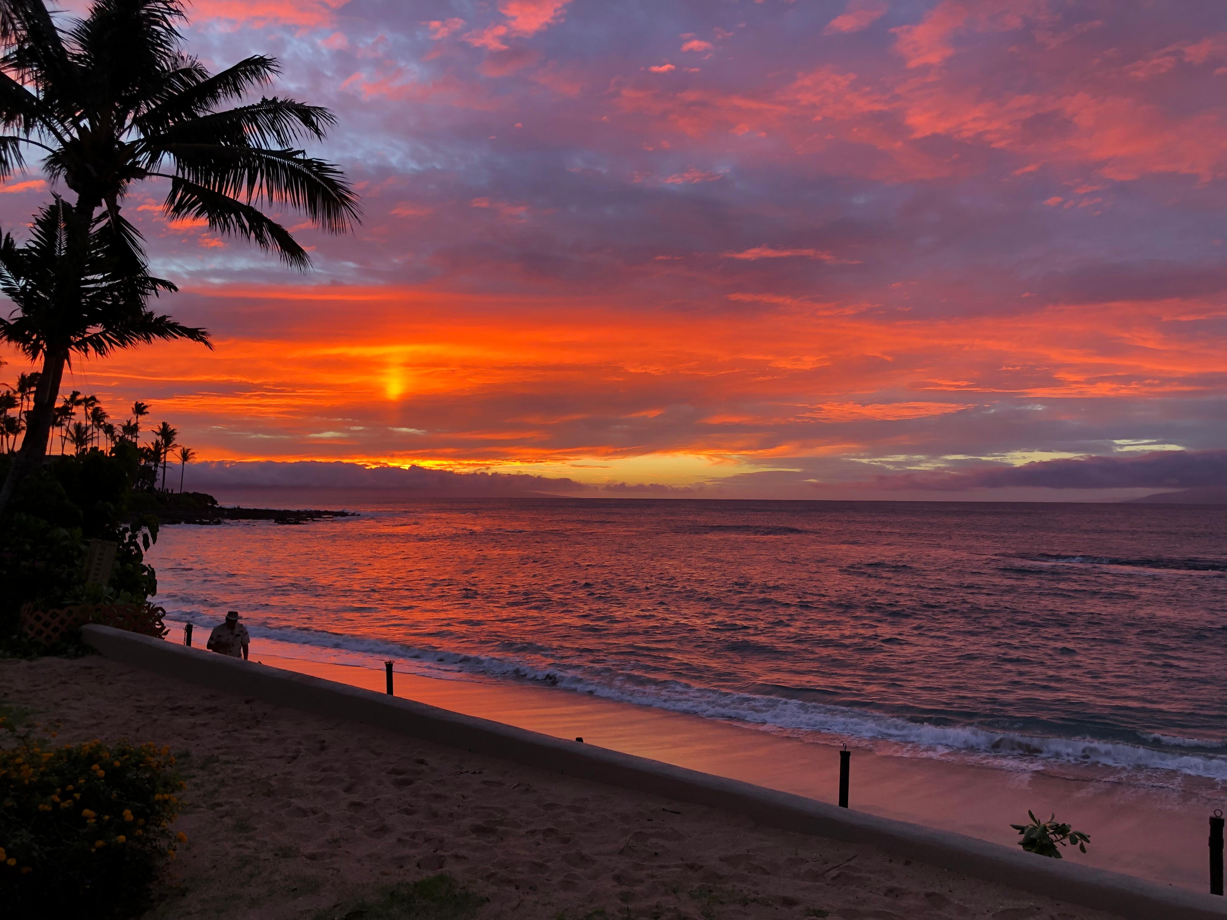 Beautiful Maui sunset. 