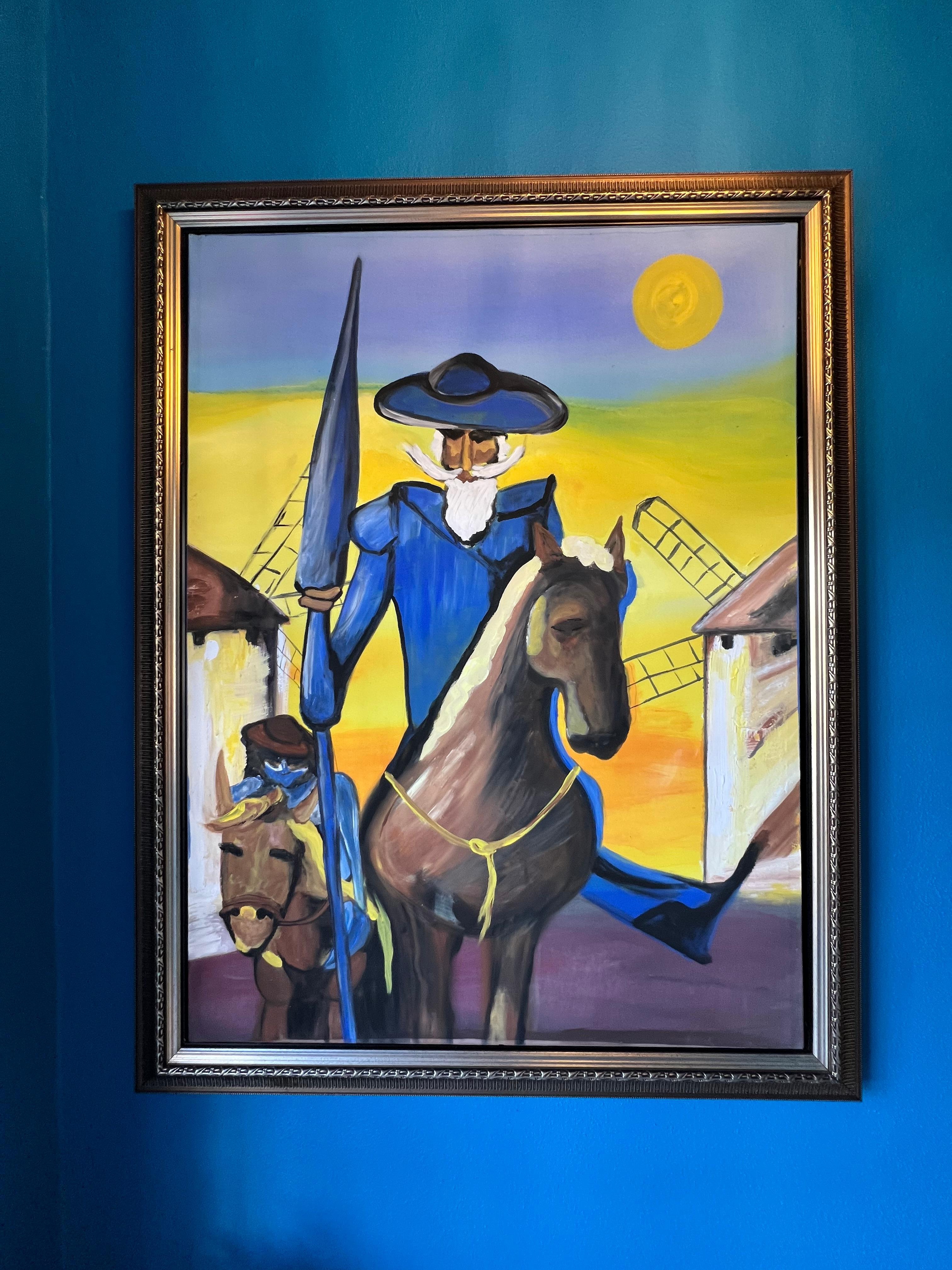 Fun decor in the common area. 