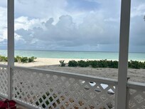 View from rocking chair on porch