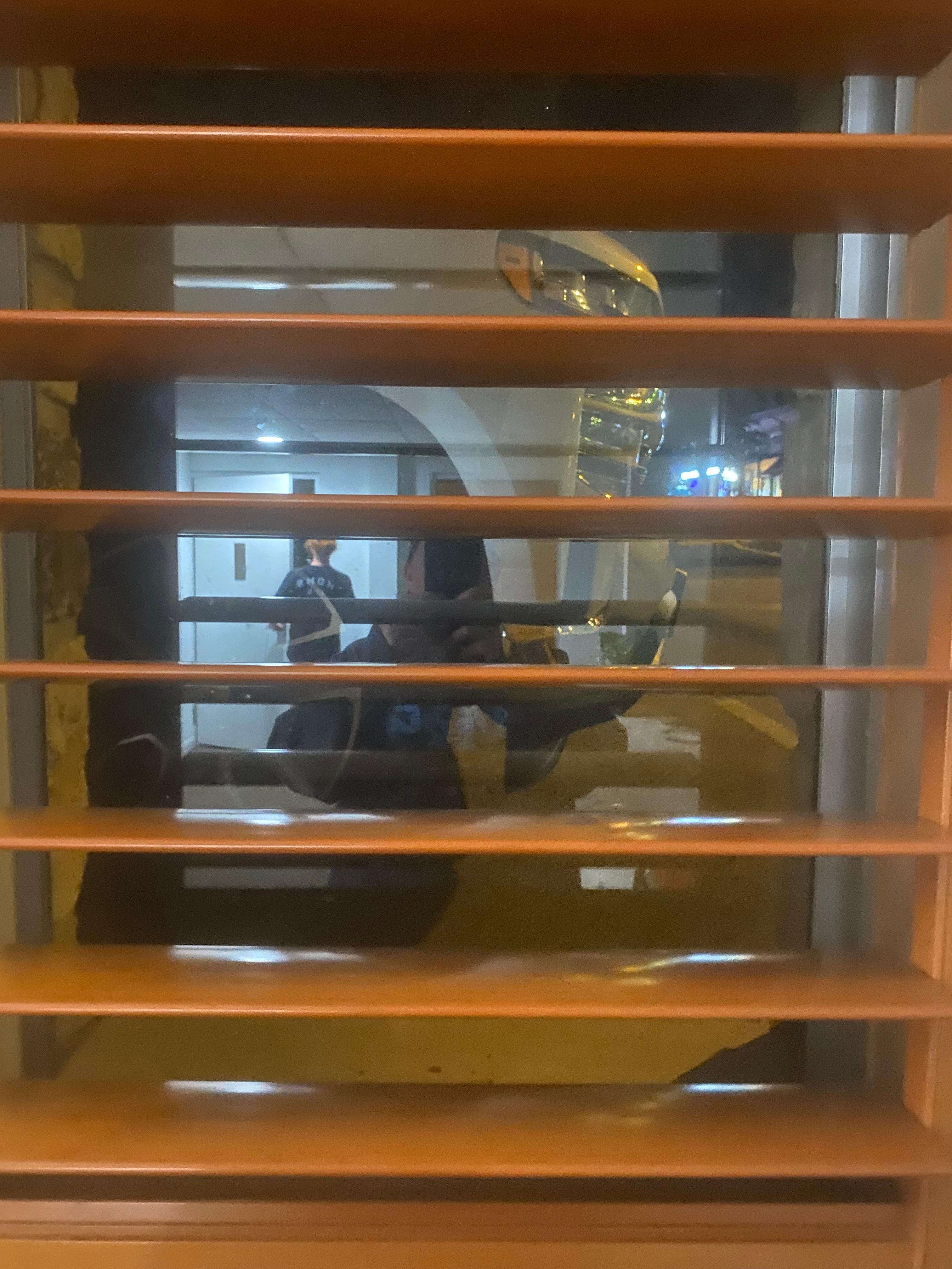  Our view, a lovely tire.