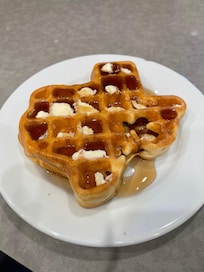 Make your own waffles in the shape of Texas!