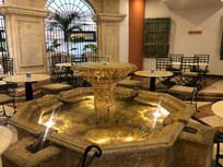 Dining Room w Beautiful Fountain