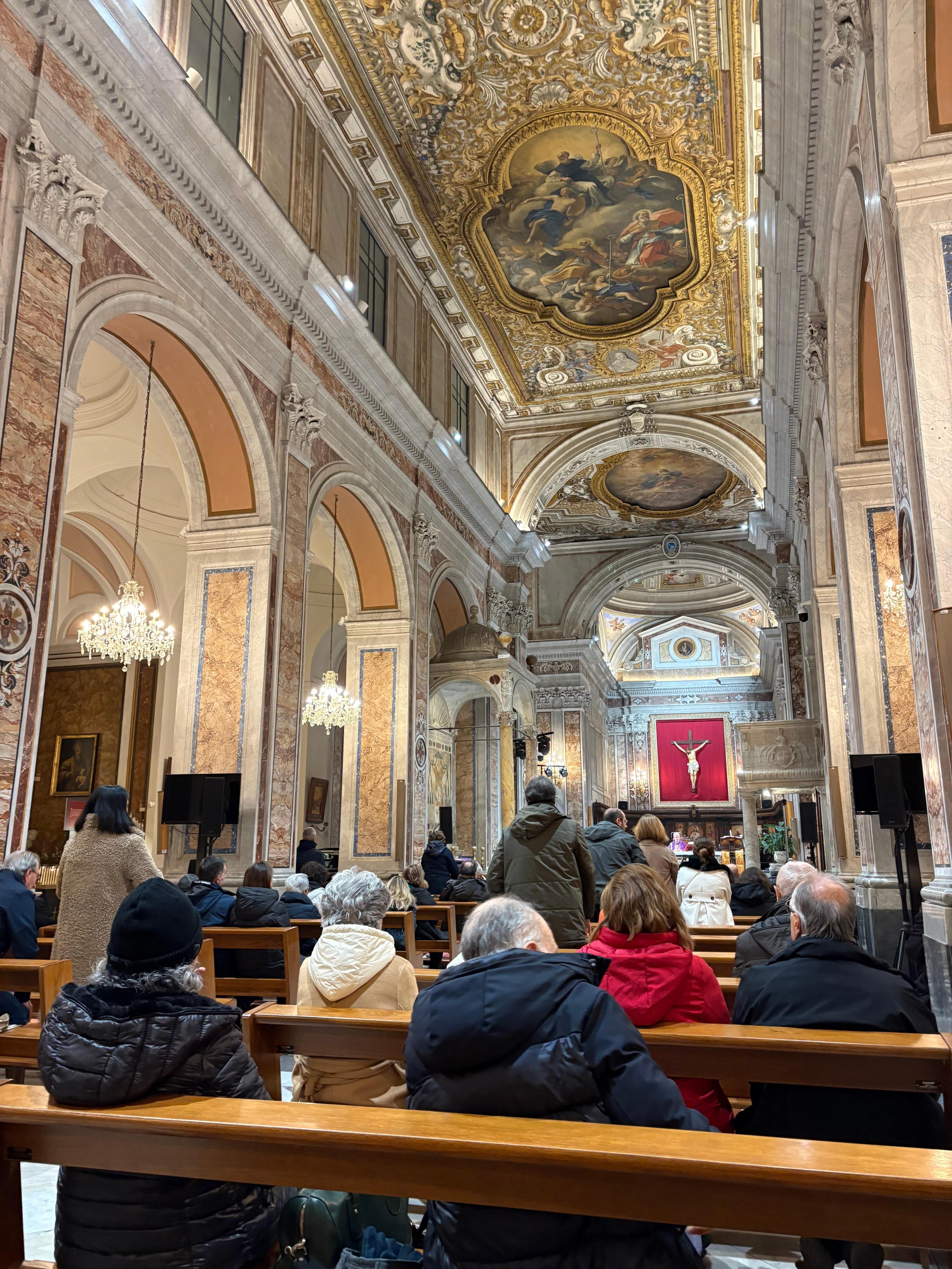 Sunday church service 