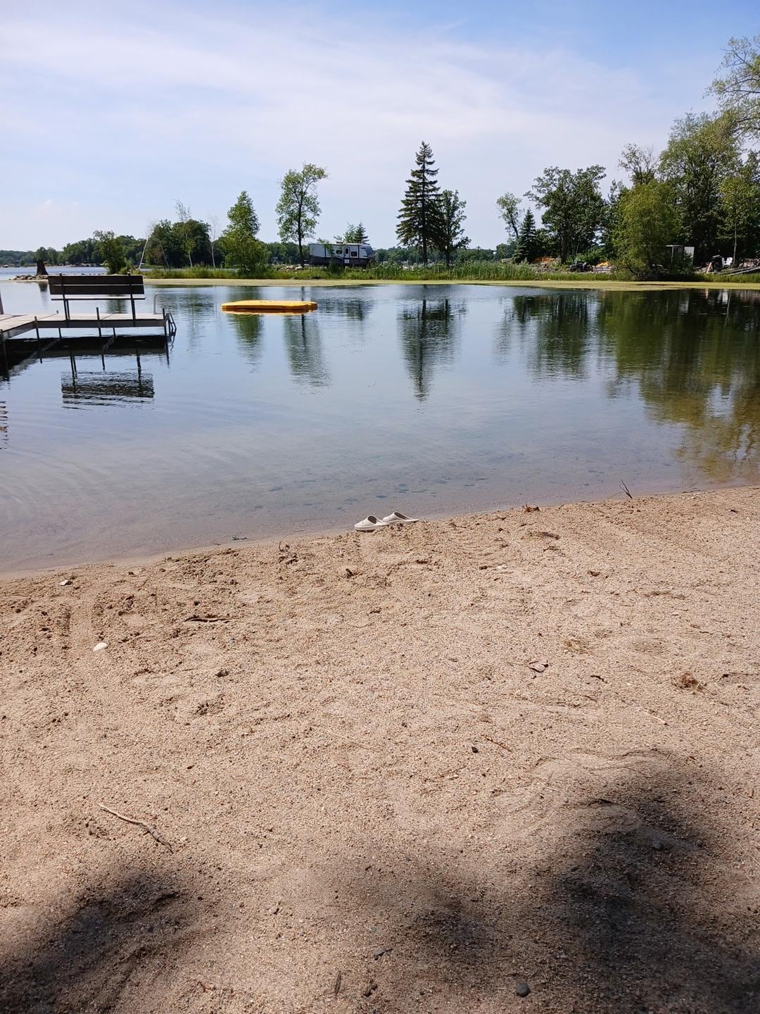Beach was so clean and fun. A great place to play in the water or just sit and read with you toes in the water. 