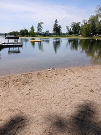 Beach was so clean and fun. A great place to play in the water or just sit and read with you toes in the water.