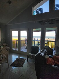 Waves greet you each morning