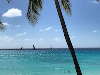 Photo prise du balcon de la chambre