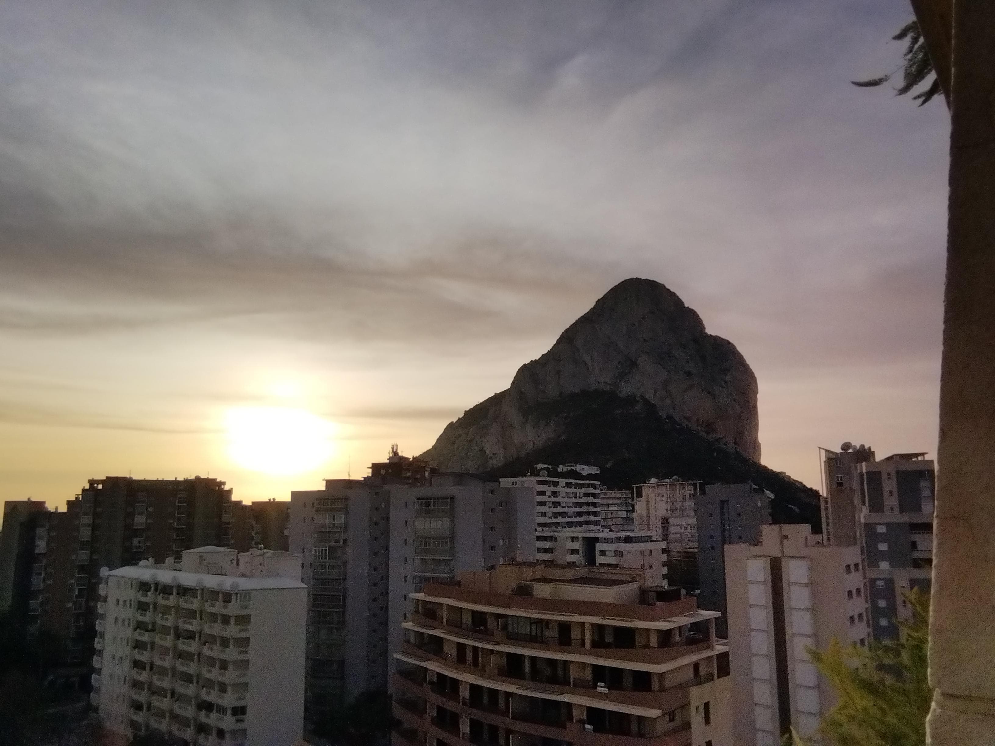 Amanecer desde el balcon