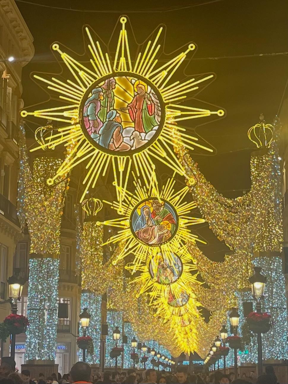 Christmas lights were special