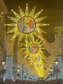 Christmas lights were special