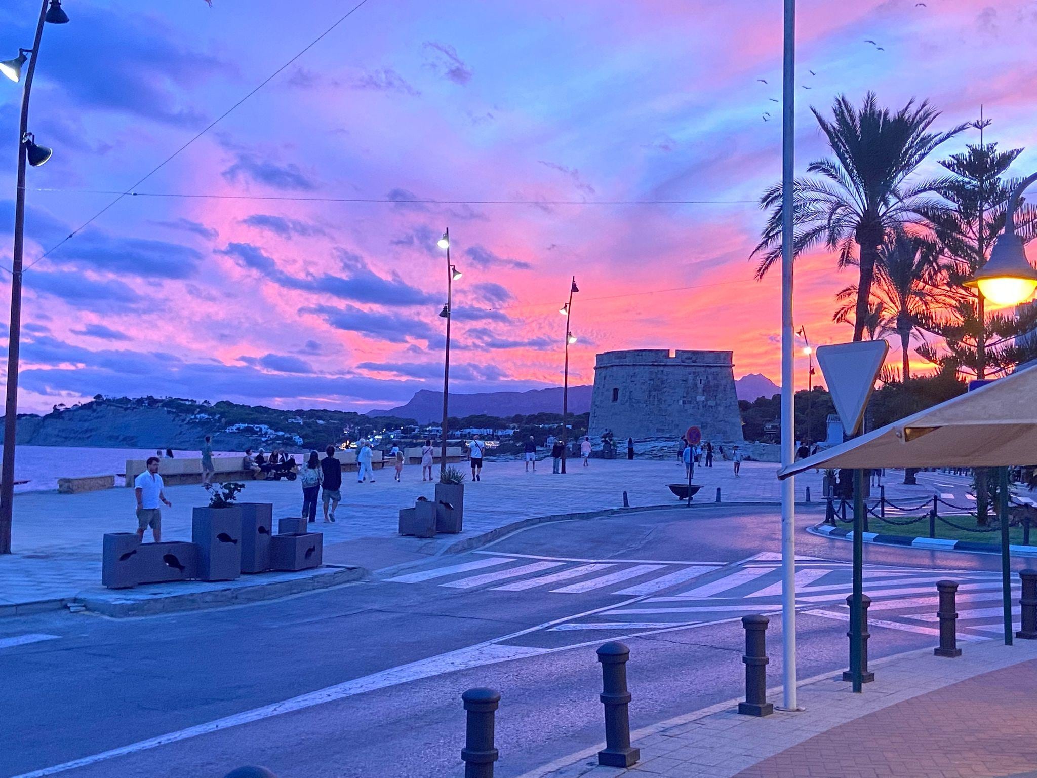 Sun set in Moraira