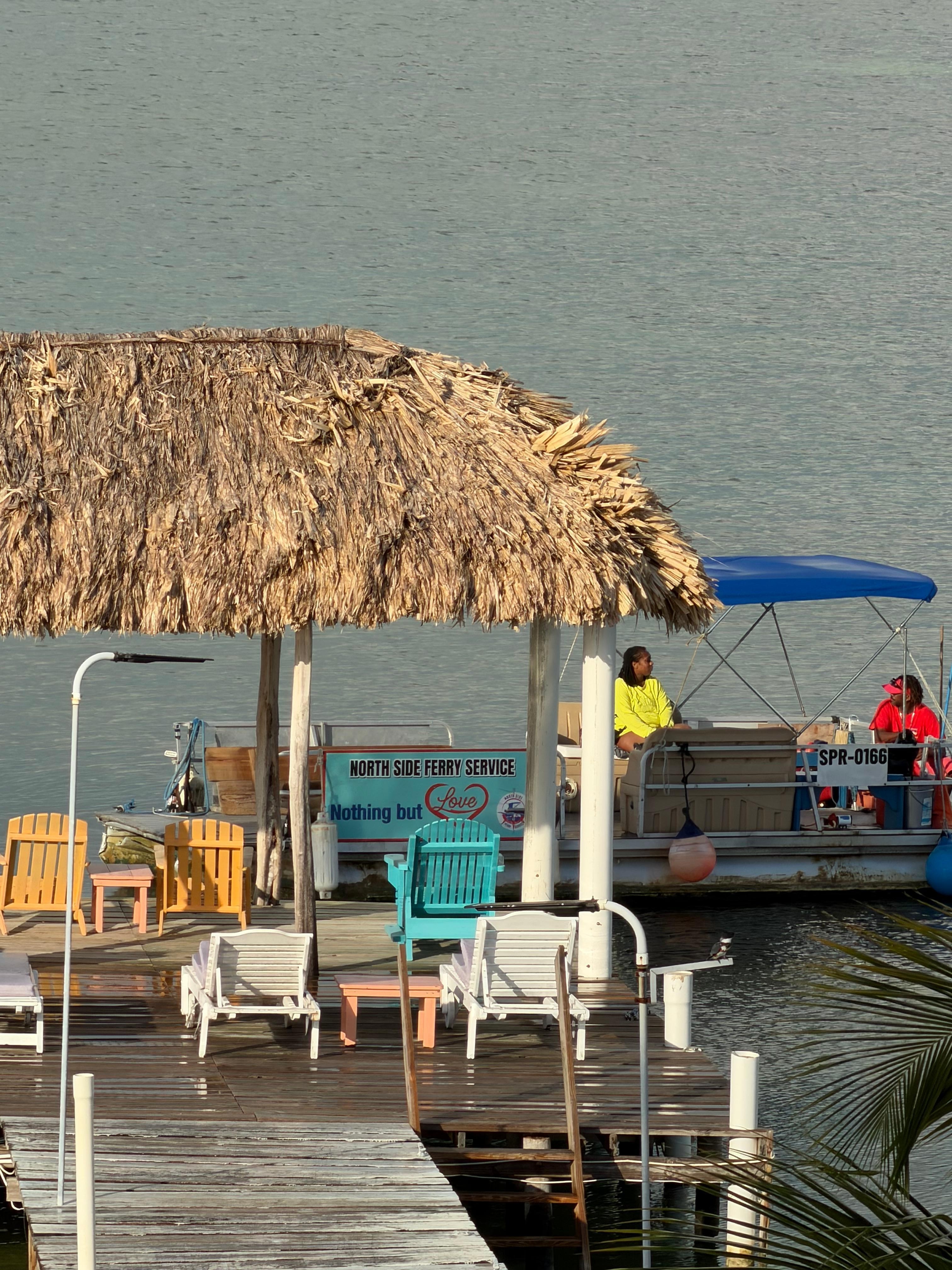 Ferry service right to the dock