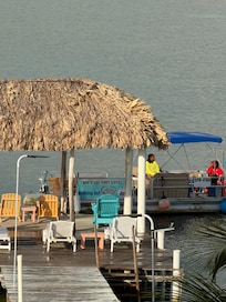 Ferry service right to the dock