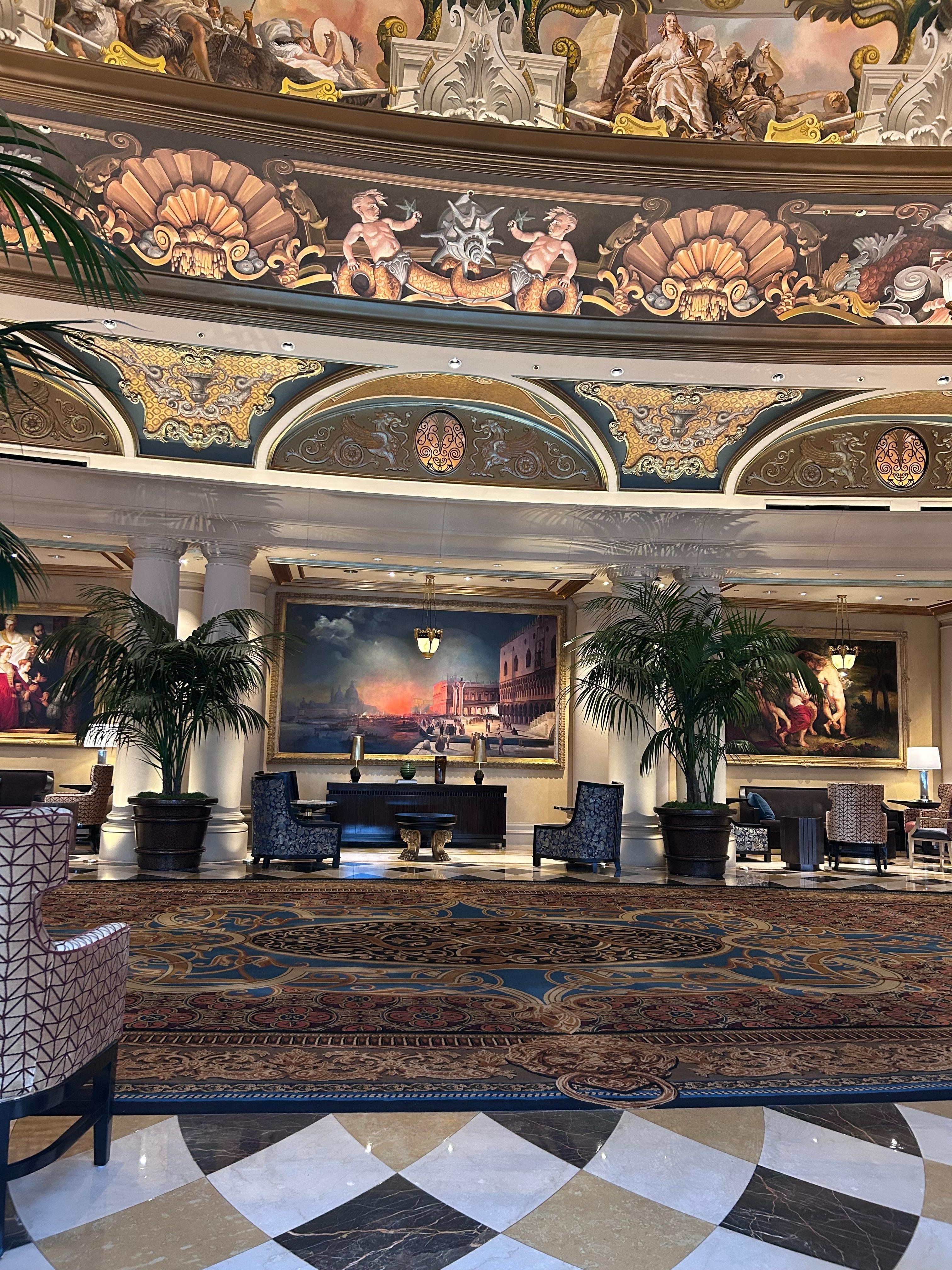 Lobby seating area