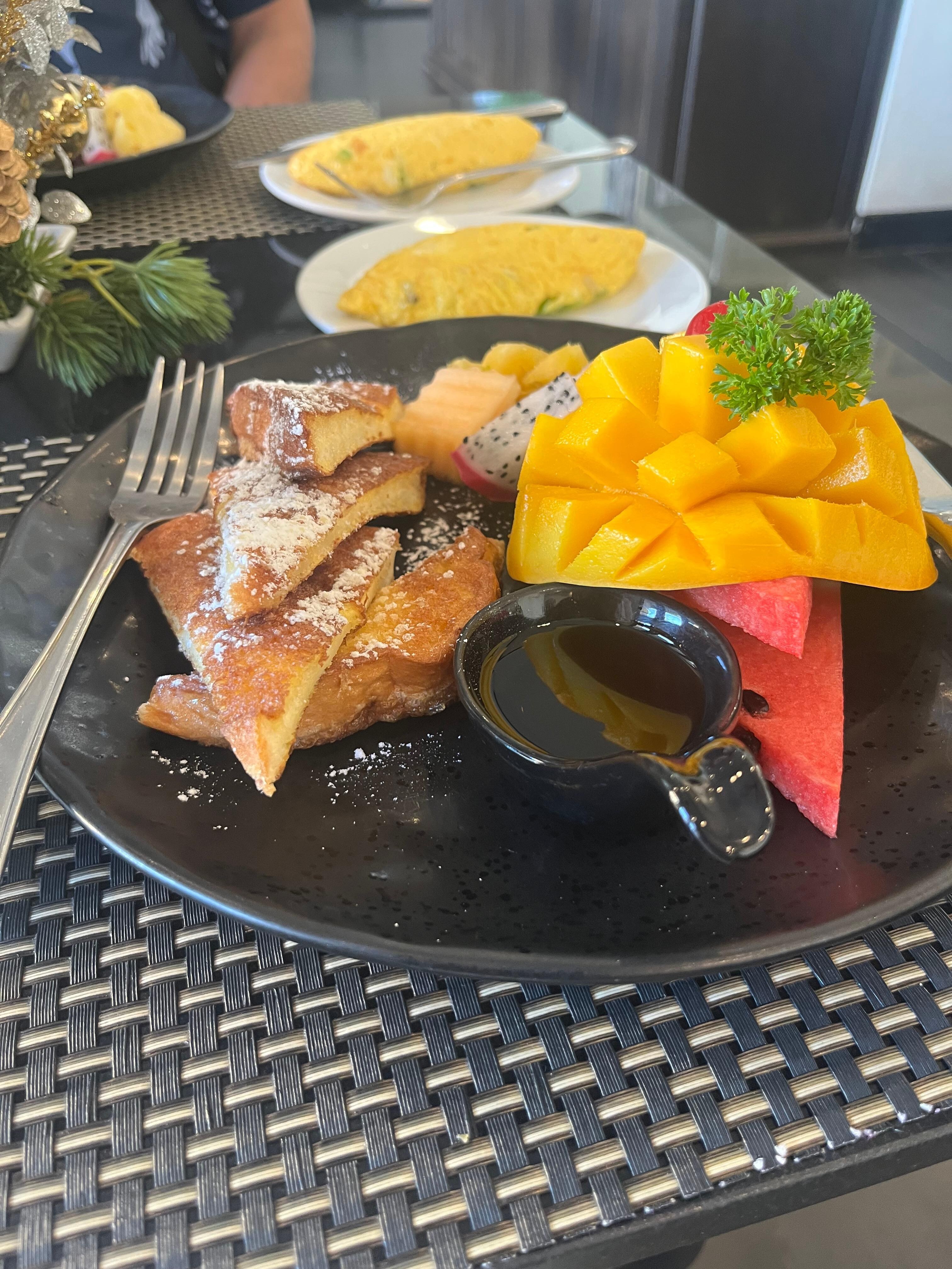 Breakfast was amazing