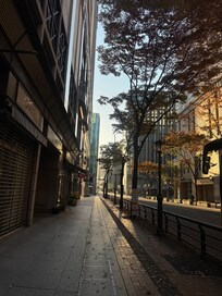 View from the main street which is 2-3min walking distance.