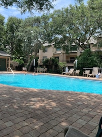 Shaded calm pool when you need a break from the beach
