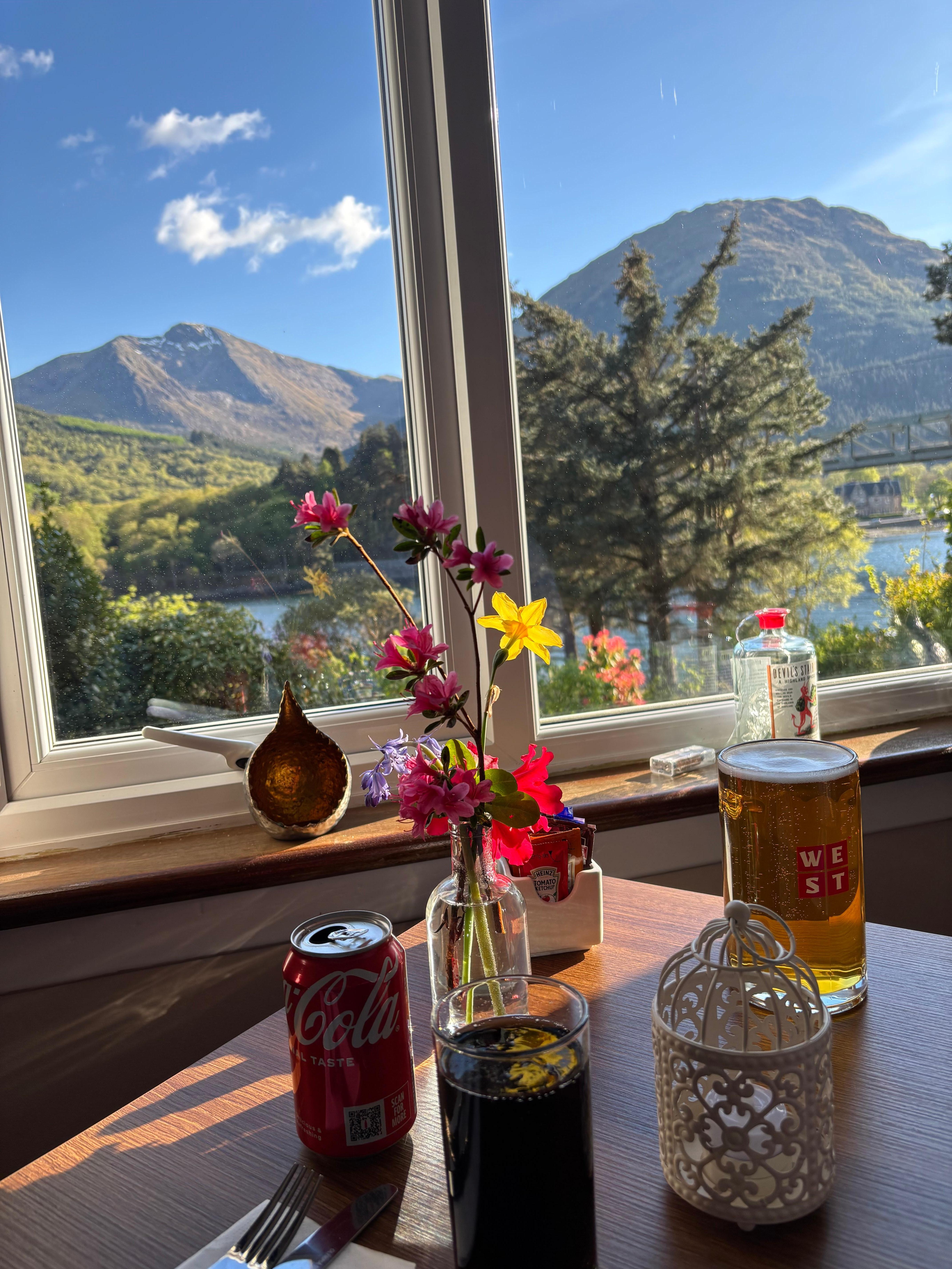 Utsikt från restaurangen